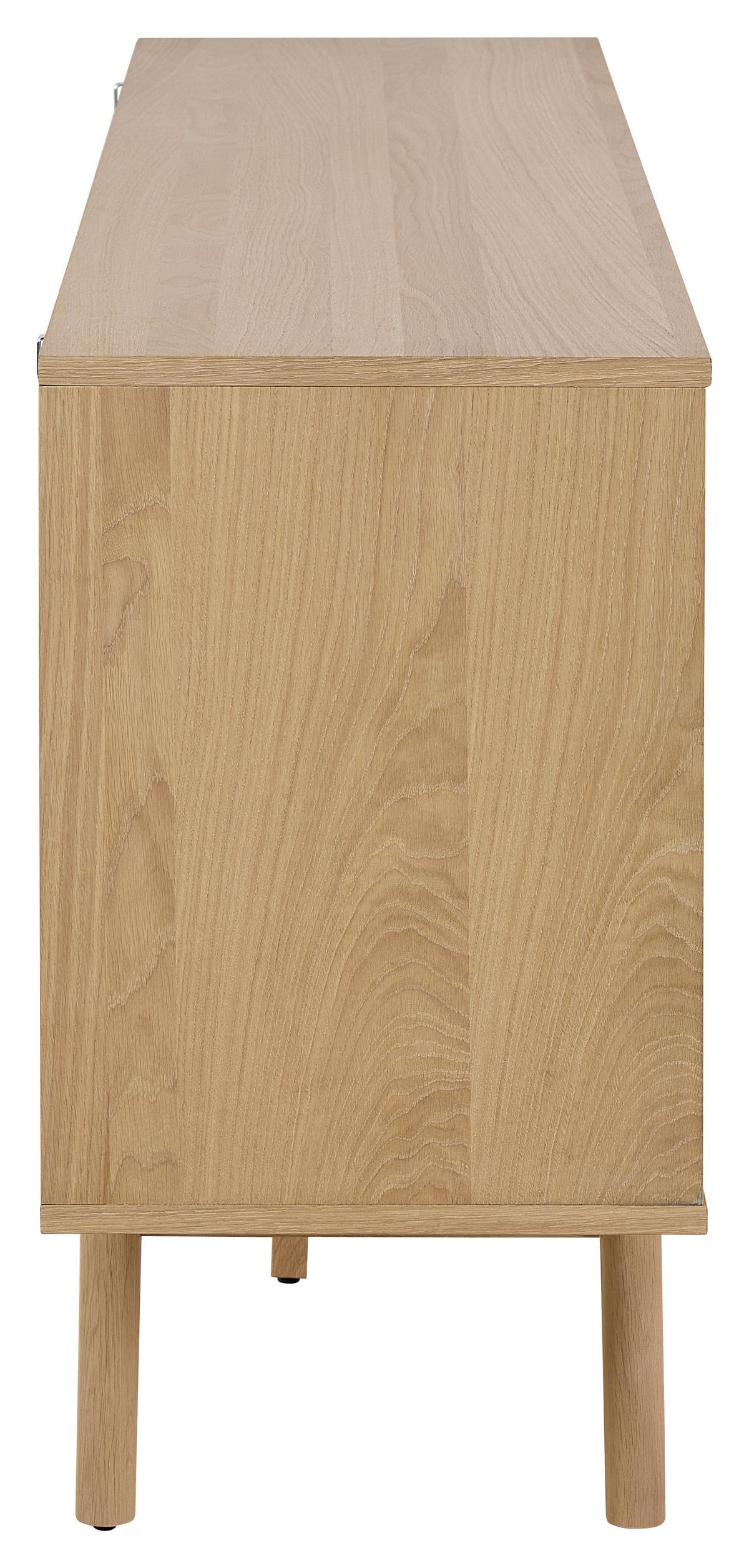 PRÍBORNÍK MARTE - biela/farba duba, Design, kompozitné drevo (180/75/40cm) - MID.YOU