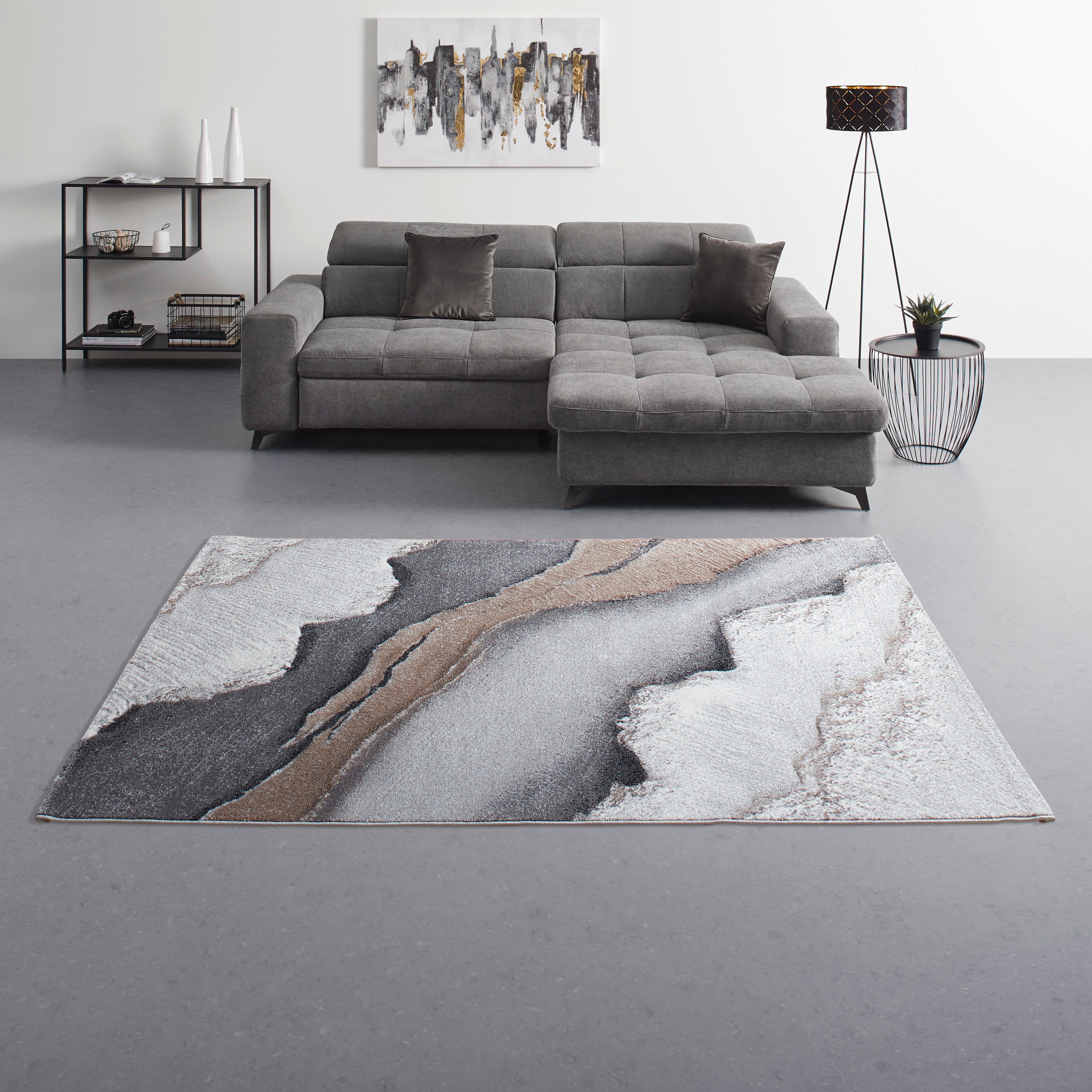 Bond 2 120/170cm, šedá - šedá, Moderní, textil (120/170cm) - Modern Living