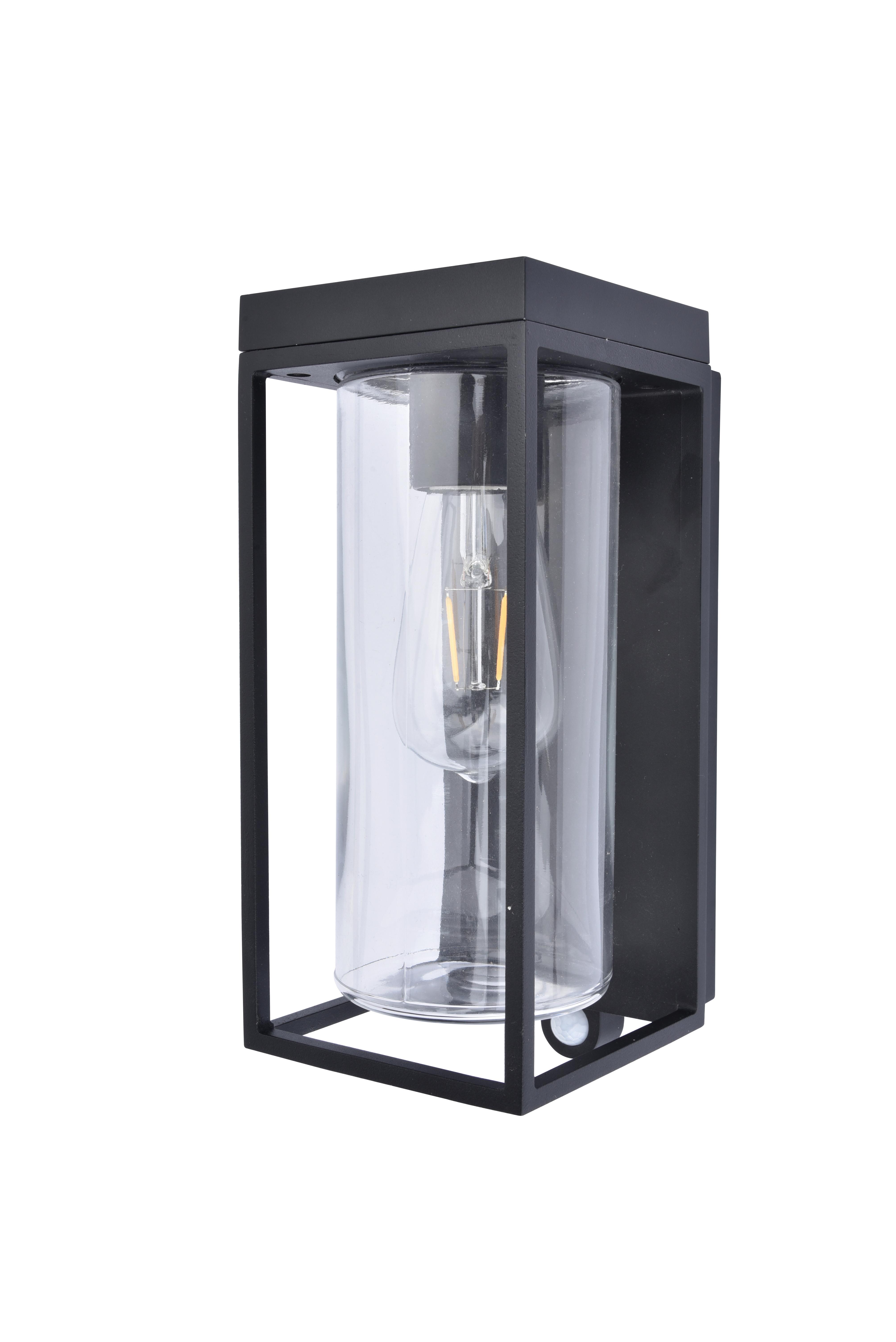 Solarleuchte 6988804012 Flair - Klar/Schwarz, Basics, Glas/Metall (12/28,5/13,8cm)