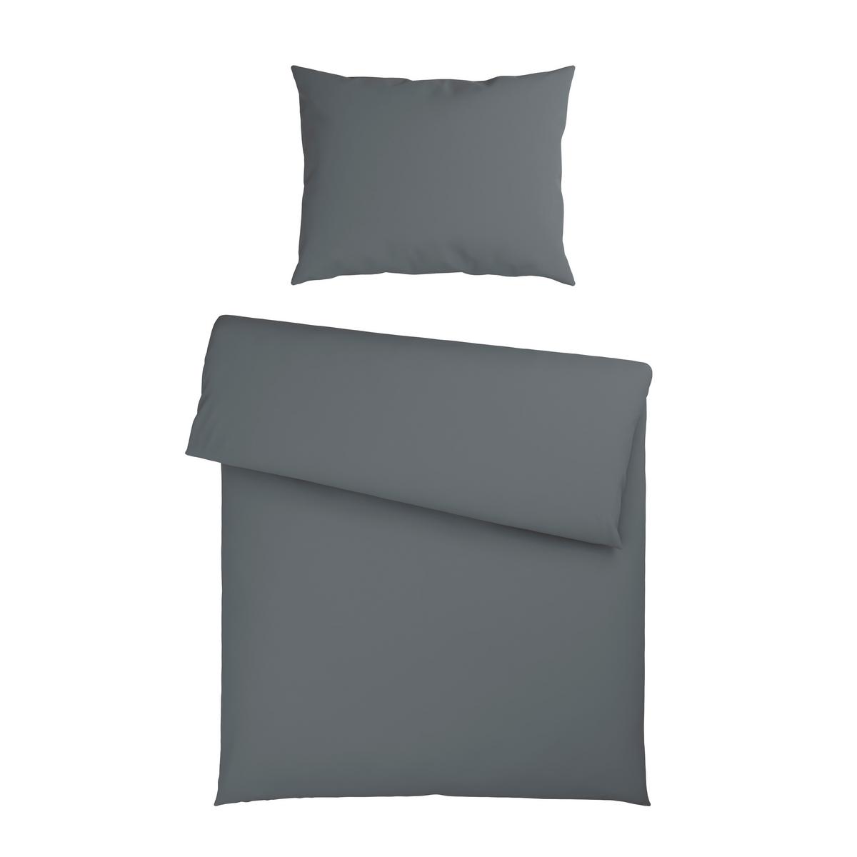 BETTWÄSCHE UPSALA - Anthrazit, MODERN, Textil - Luca Bessoni