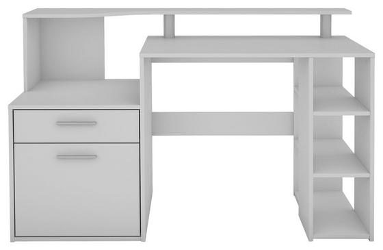Computertisch in Weiß