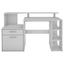 Computertisch mit Stauraum B 140cm H 89cm Larry, Weiß - Weiß, MODERN, Holzwerkstoff (140/89/55cm) - Livetastic Computertisch mit Stauraum B 140cm H 89cm Larry, Weiß - Weiß, MODERN, Holzwerkstoff (140/89/55cm) - Livetastic