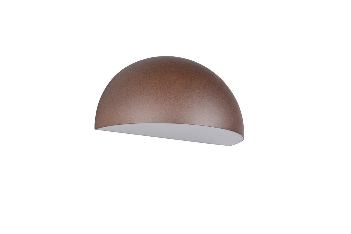 Außenwandleuchhte 262460124 Maas - Rostfarben/Weiß, KONVENTIONELL, Kunststoff/Metall (14/27/15,5cm) - Trio Leuchten