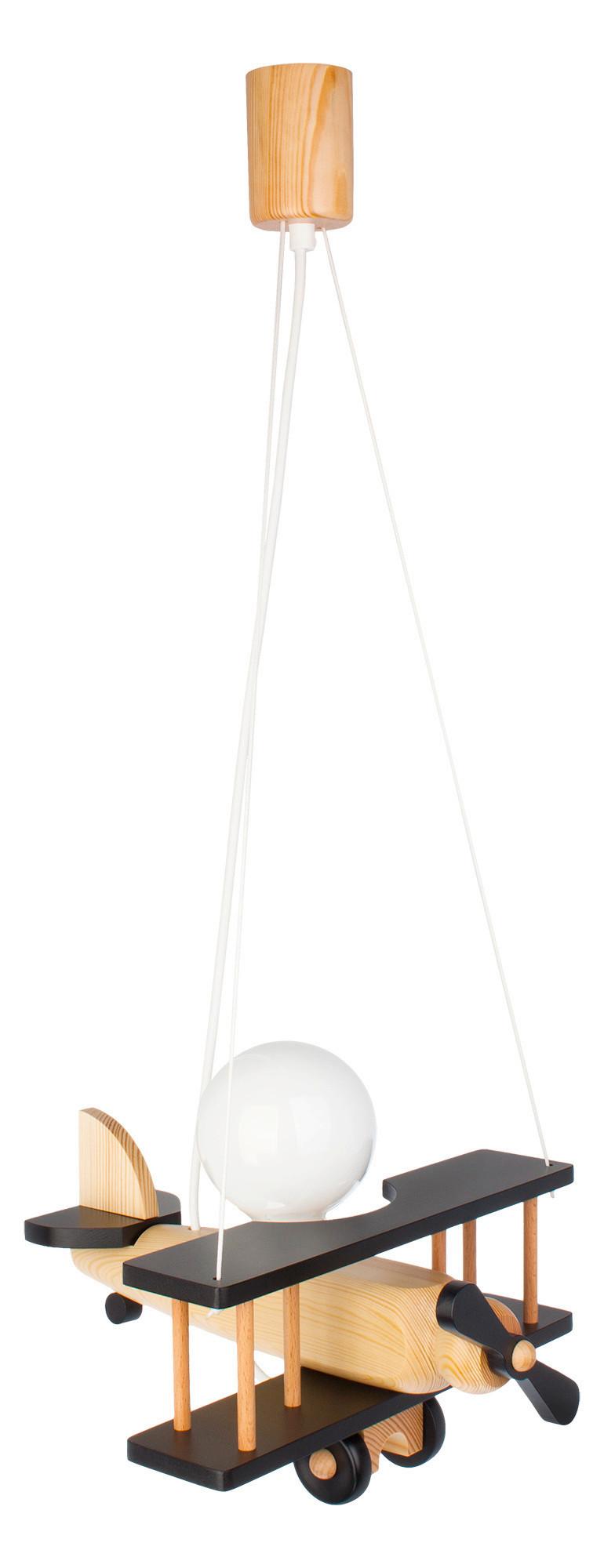 Kinderhängeleuchte Flugzeug H: 75 cm 1-Flammig