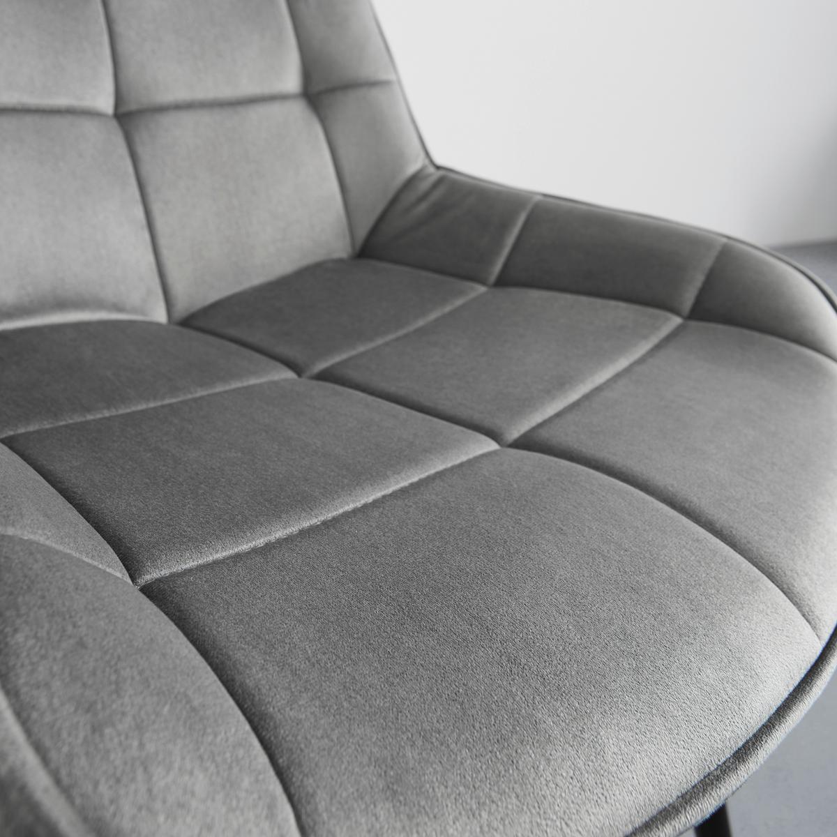 Jídelní židle ALINA šedá - šedá/černá, Moderní, kov/dřevo (59/84/51cm) - Bessagi Home