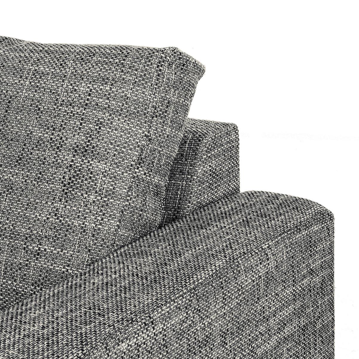 Ecksofa Grenwood Grau S: 200x144 cm - Chromfarben/Grau, Design, Textil (200/144cm) - MID.YOU