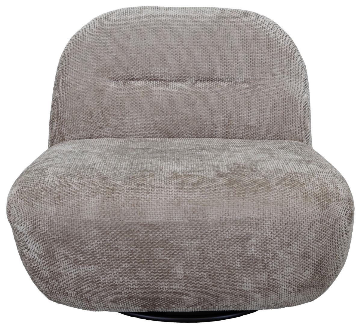 Relaxsessel Bunty Hellbraun B: 85 Cm - Hellbraun/Schwarz, Basics, Textil (85/74/85cm) - Livetastic