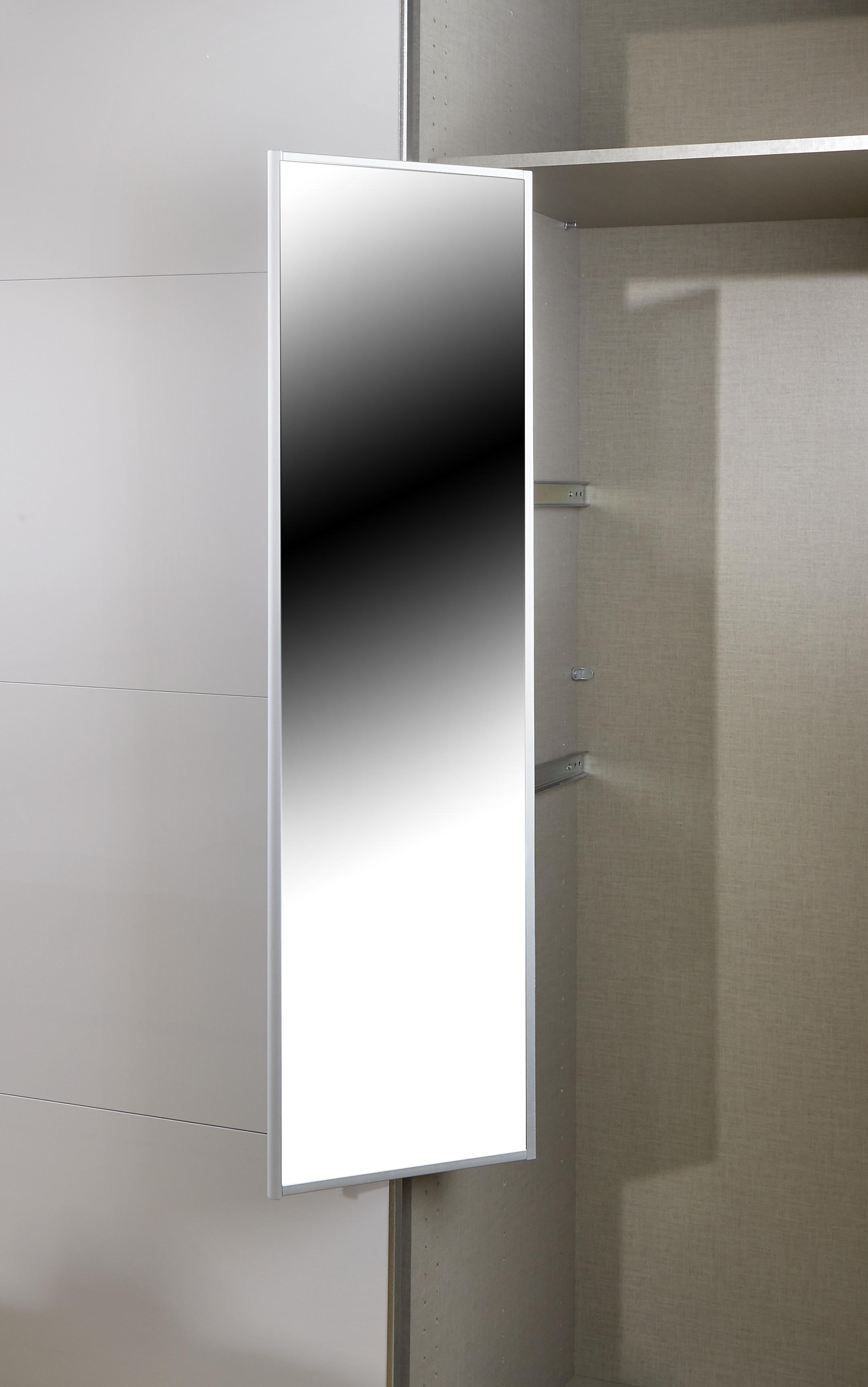 Spiegel Universal 31x115 cm Auszieh- & drehbar - Glas (31/115/4cm)