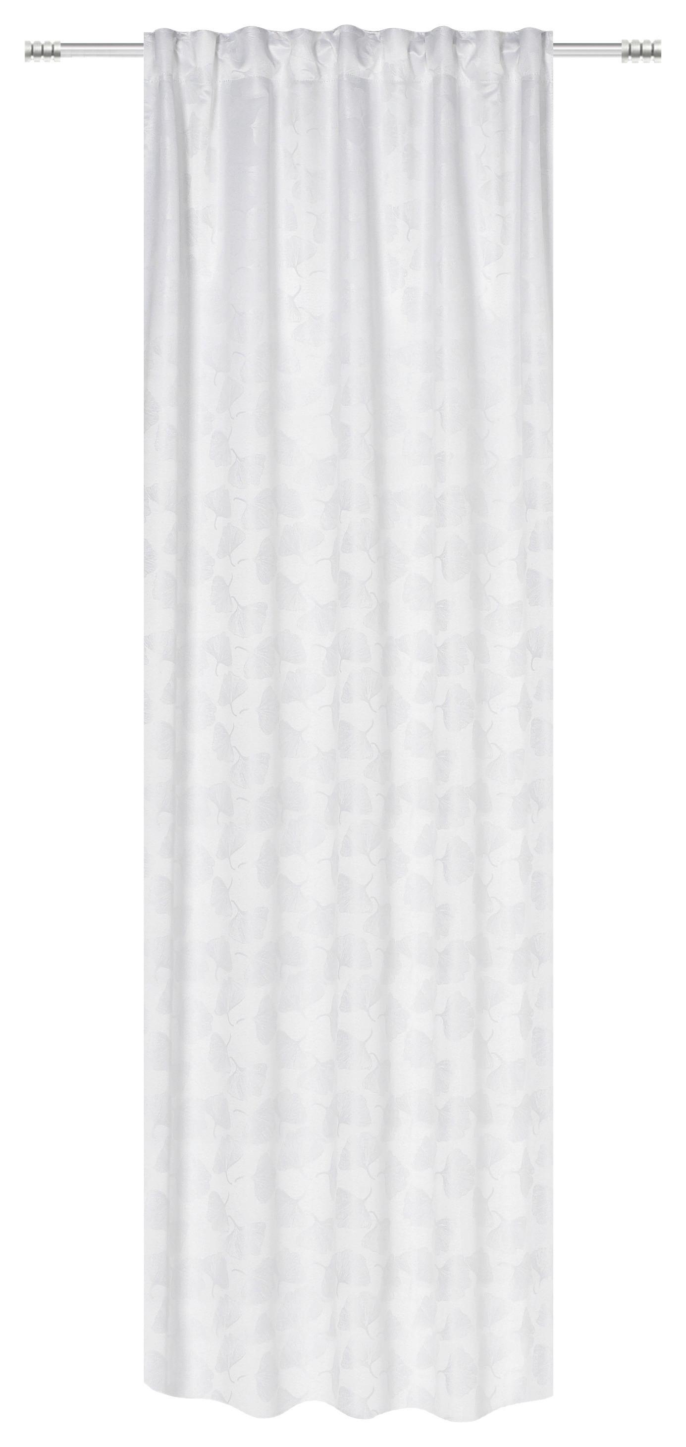 Fertigvorhang Leandra - Weiß, MODERN, Textil (135/245cm) - Luca Bessoni