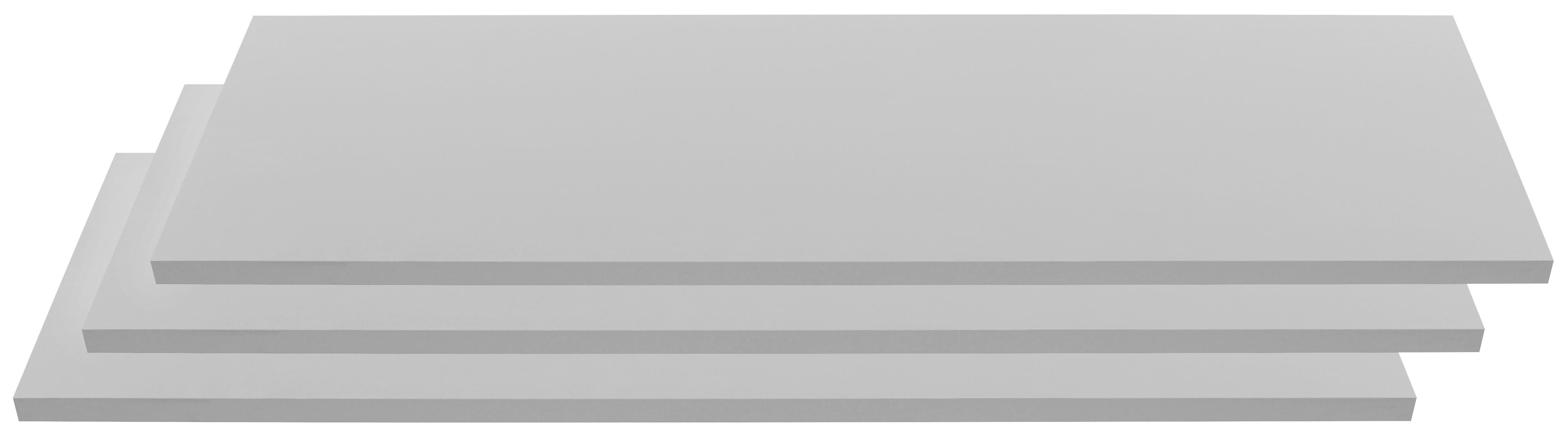 SADA VKLÁDACÍCH POLIC WNND92 - šedá, Moderní, kov/dřevo (108/42/2,2cm) - Based