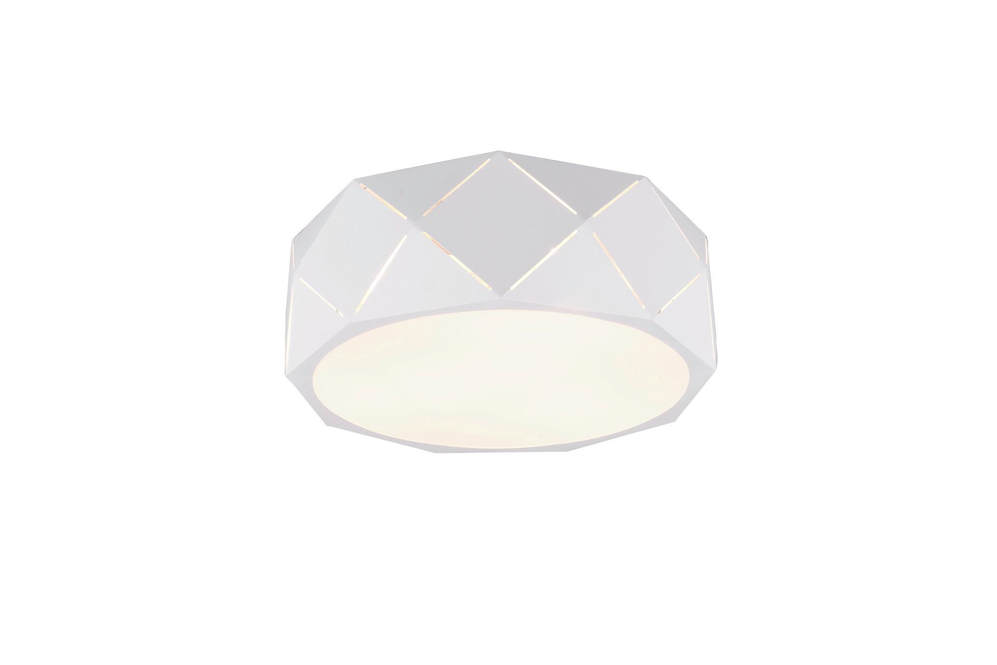 Deckenleuchte 603500331 Zandor - Weiß, KONVENTIONELL, Kunststoff/Metall (40/15cm) - Trio Leuchten
