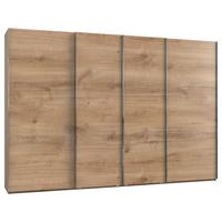 Schwebetürenschrank 350cm Level 36a, Eiche Dekor - Eichefarben, Basics, Holzwerkstoff (350/216/65cm) - MID.YOU