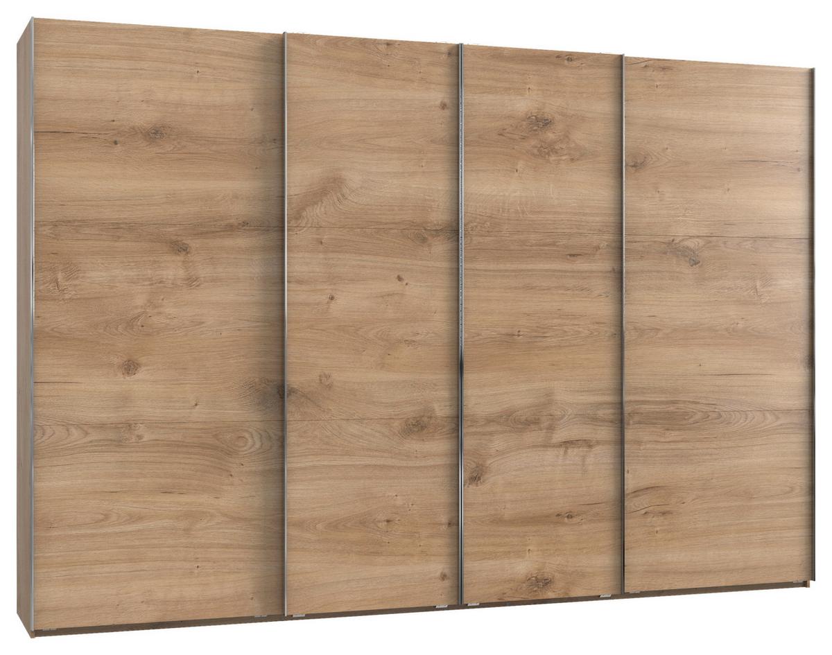 Schwebetürenschrank 350cm Level 36a, Eiche Dekor - Eichefarben, Basics, Holzwerkstoff (350/216/65cm) - MID.YOU