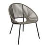 Loungesessel Sun - Schwarz/Grau, MODERN, Kunststoff/Metall (69/82/68cm) - Beldano