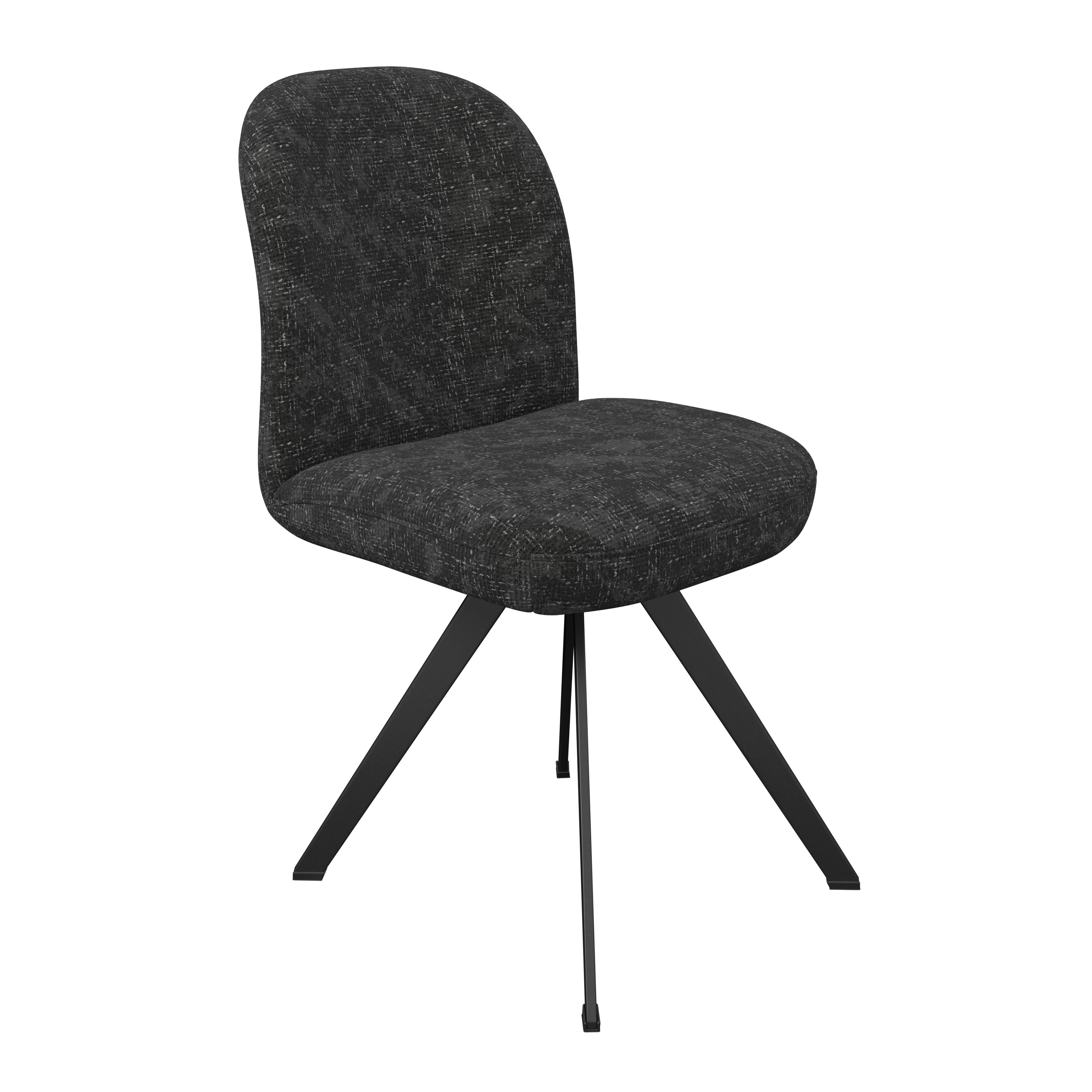Stuhl grau/Metallbeine Ulmo 47/91/61 cm