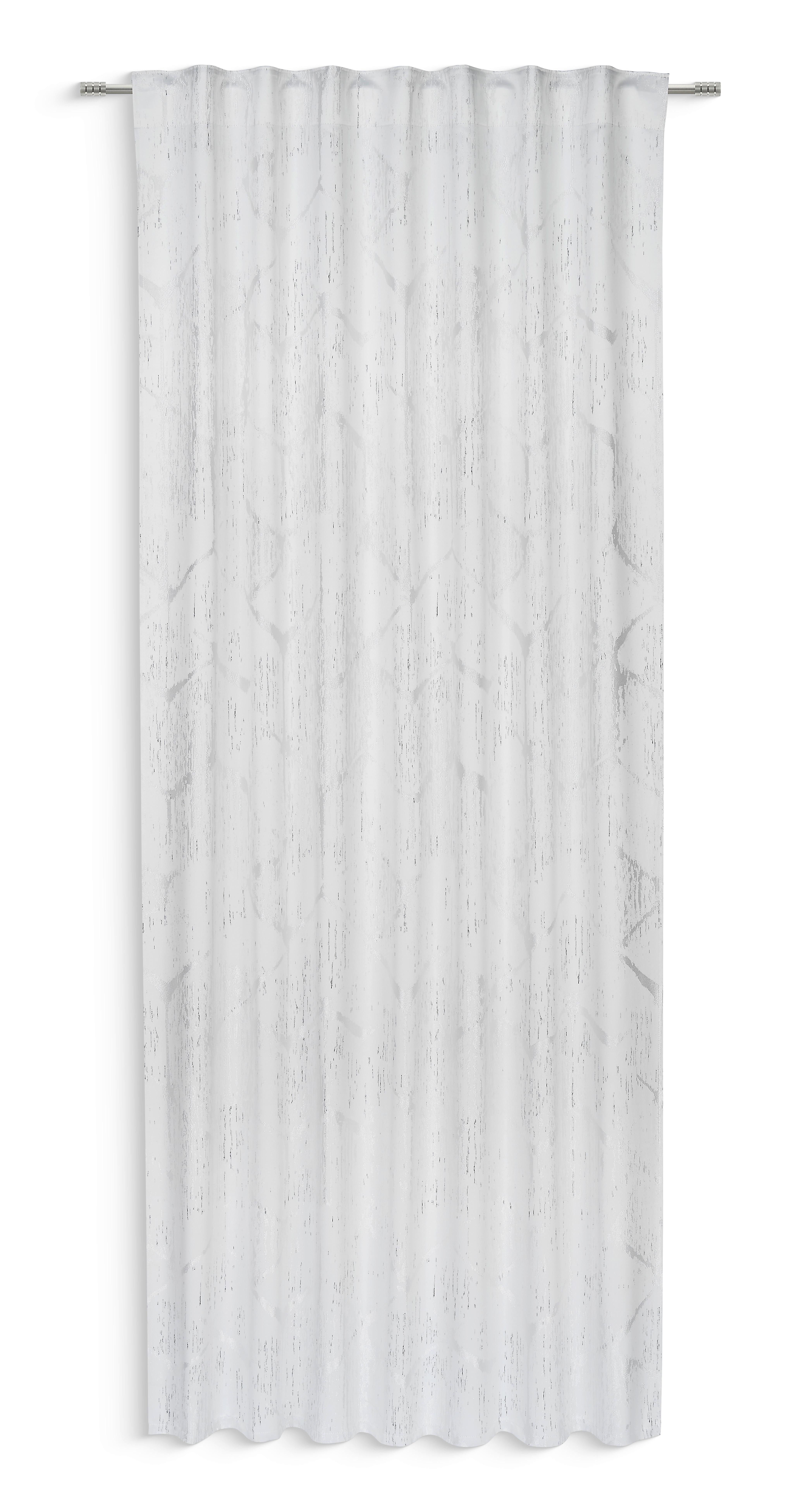 Fertigvorhang Becky - Weiß, MODERN, Textil (140/245cm) - Luca Bessoni