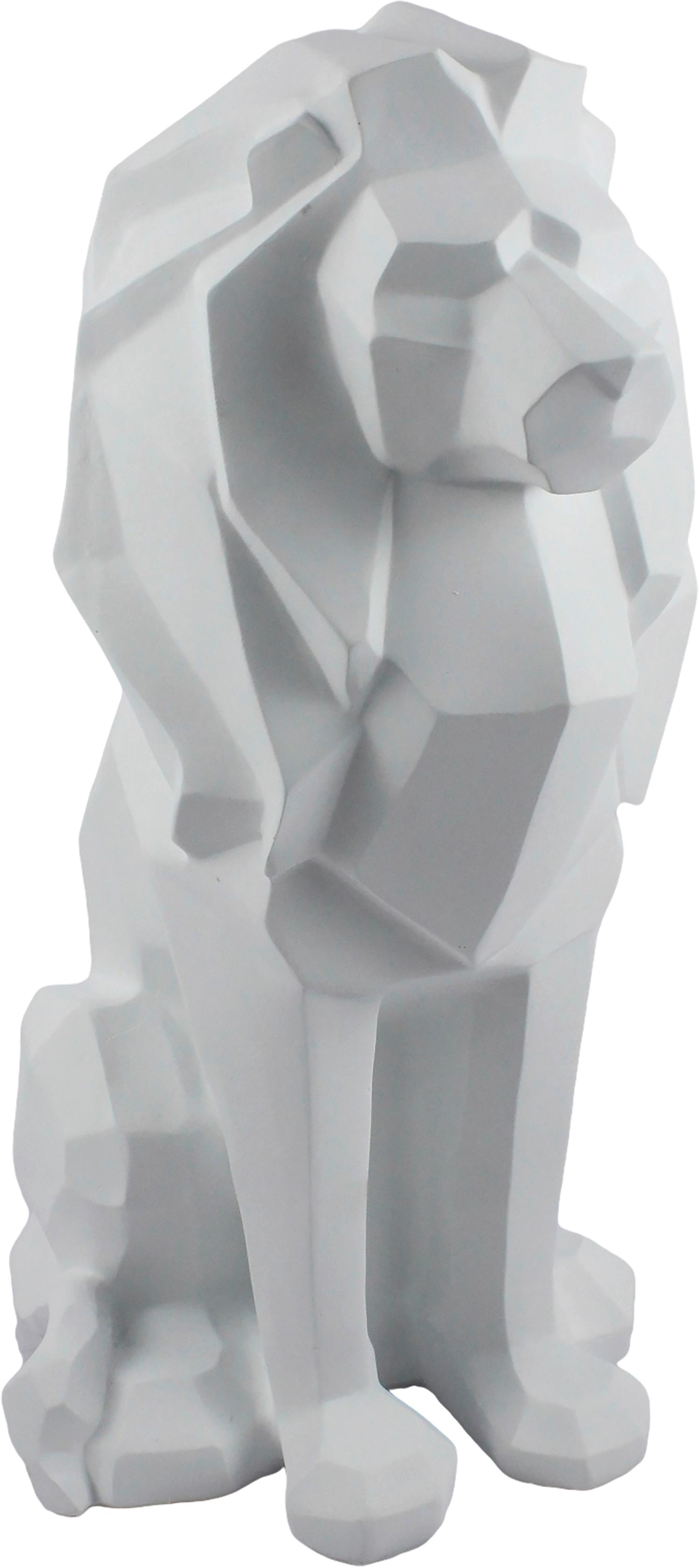 Dekolöwe Mufasa - Weiß, KONVENTIONELL, Kunststoff (27/20,5/40cm) - Luca Bessoni