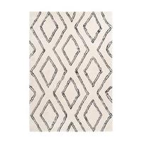 Hochflor Teppich Weiß Orlando 160x230 cm - Weiß, Design, Textil (160/230cm) - Kayoom