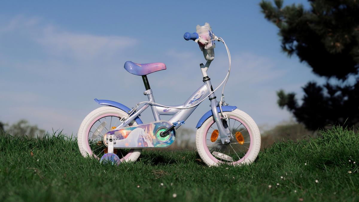 Kinderfahrrad Huffy Frozen Pastellblau, 14 Zoll - Pastellblau, Basics, Metall (54/82,5/87cm)