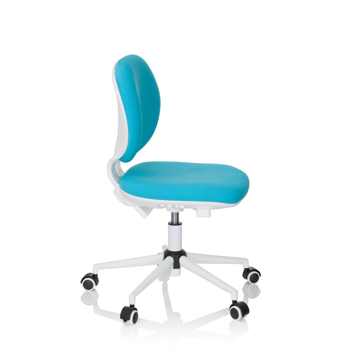 Jugenddrehstuhl Kid Vivo Stoff Türkis - Türkis, Basics, Kunststoff (43/82-95/56cm) - MID.YOU