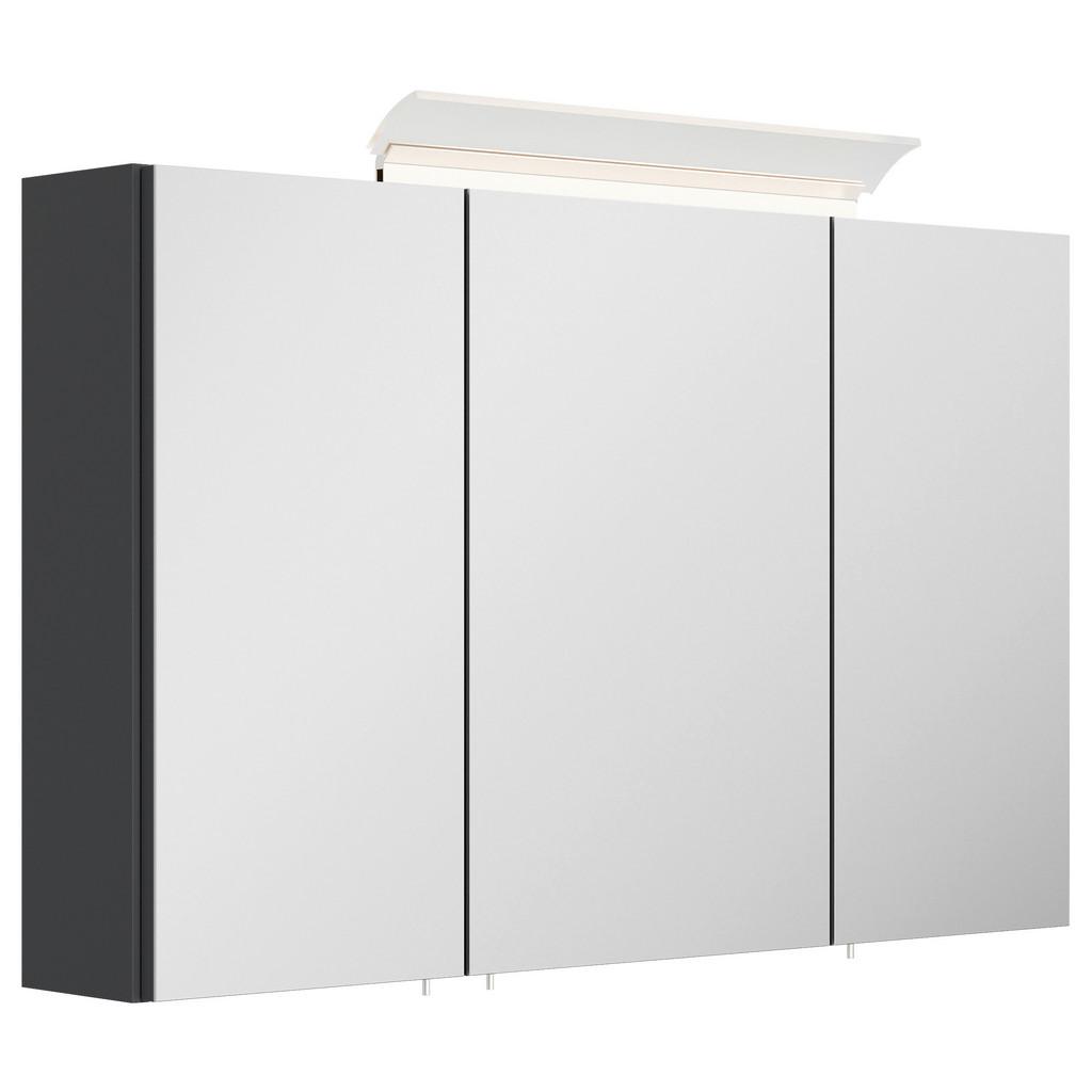 SPIEGELSCHRANK Graphitfarben B: 120 cm