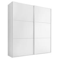 Schwebetürenschrank 200cm Includo, Weiß - Weiß, MODERN (200/222/68cm) - MID.YOU