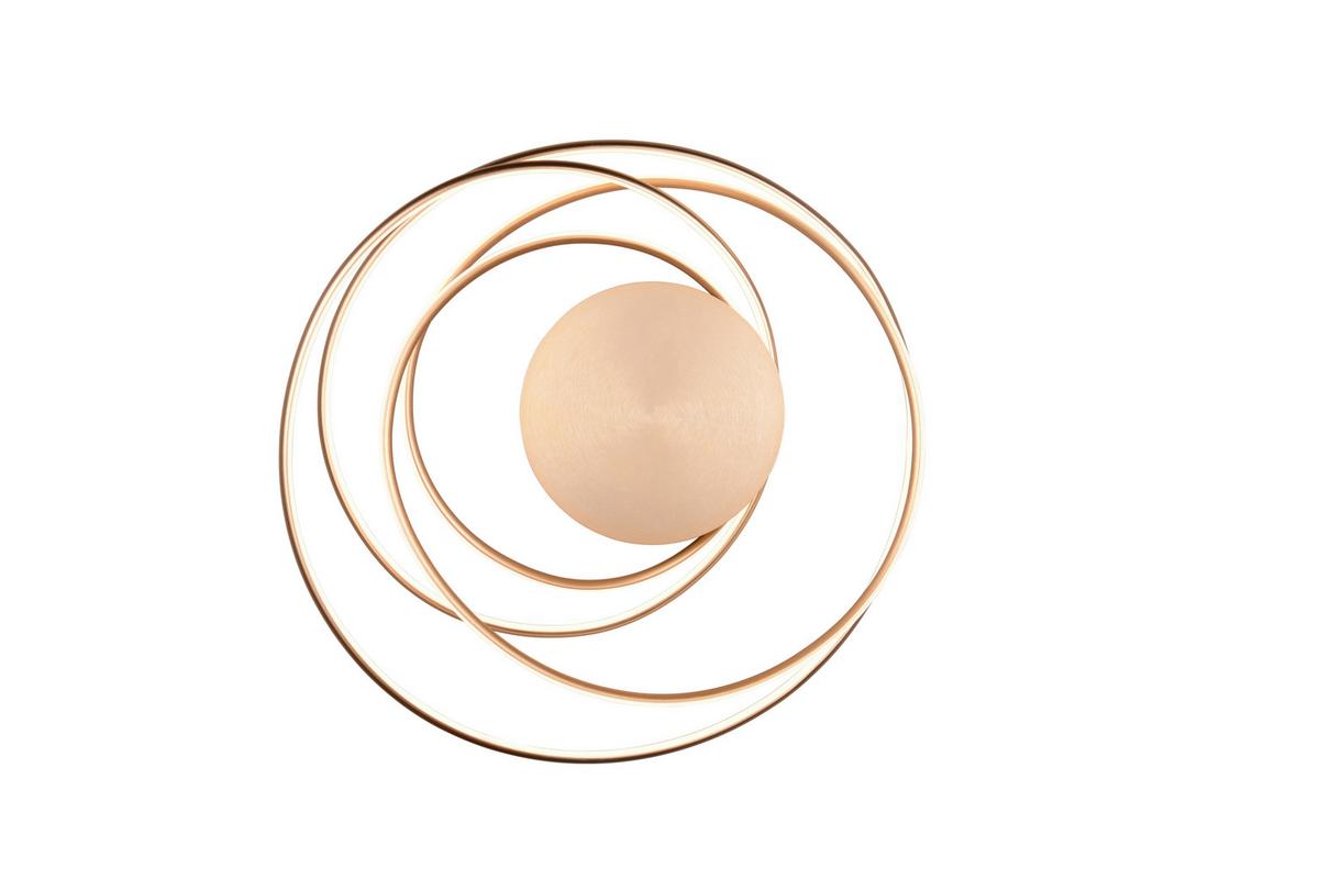 Led-deckenleuchte 644310179 Nala - Goldfarben, Design, Metall (72/35cm) - Trio Leuchten