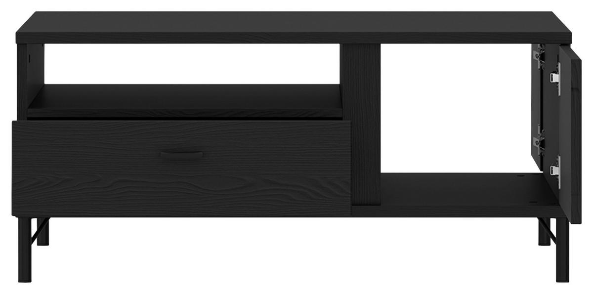 KONFERENČNÍ STOLEK LUSAKA - černá, Trend, kov/kompozitní dřevo (102/46/65cm)