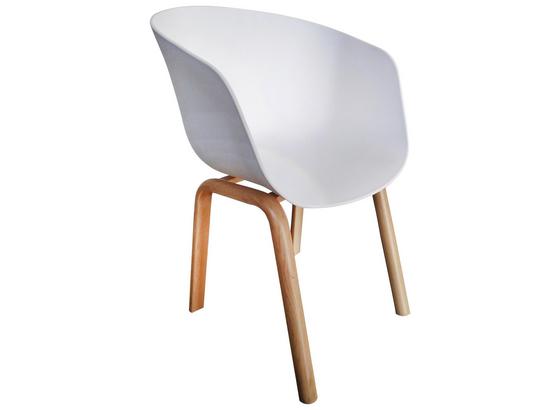 Stuhl Sylvie Weiß - Weiß, MODERN, Kunststoff/Metall (53/75,5/58cm) - Ombra Stuhl Sylvie Weiß - Weiß, MODERN, Kunststoff/Metall (53/75,5/58cm) - Ombra