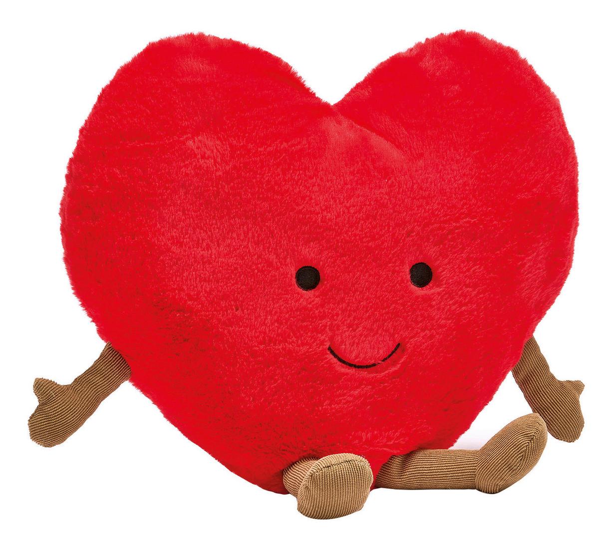 Plüschtier Herz - Rot, Basics, Textil (40/10/40cm)