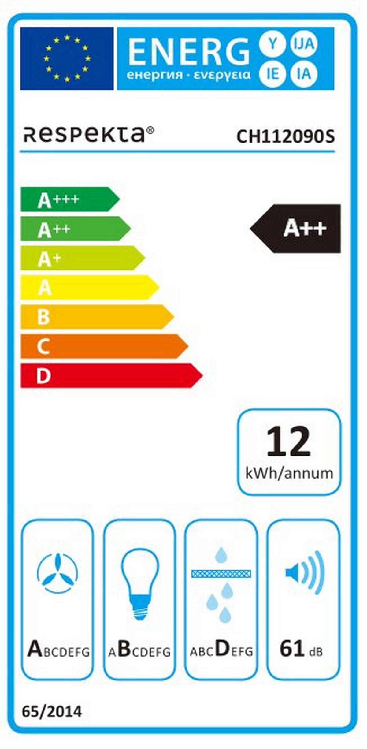 Dunstabzugshaube Respekta Lora Schwarz B:89,5cm - Schwarz, Basics, Glas/Metall (89,5/75-110/38,5cm) - Respekta