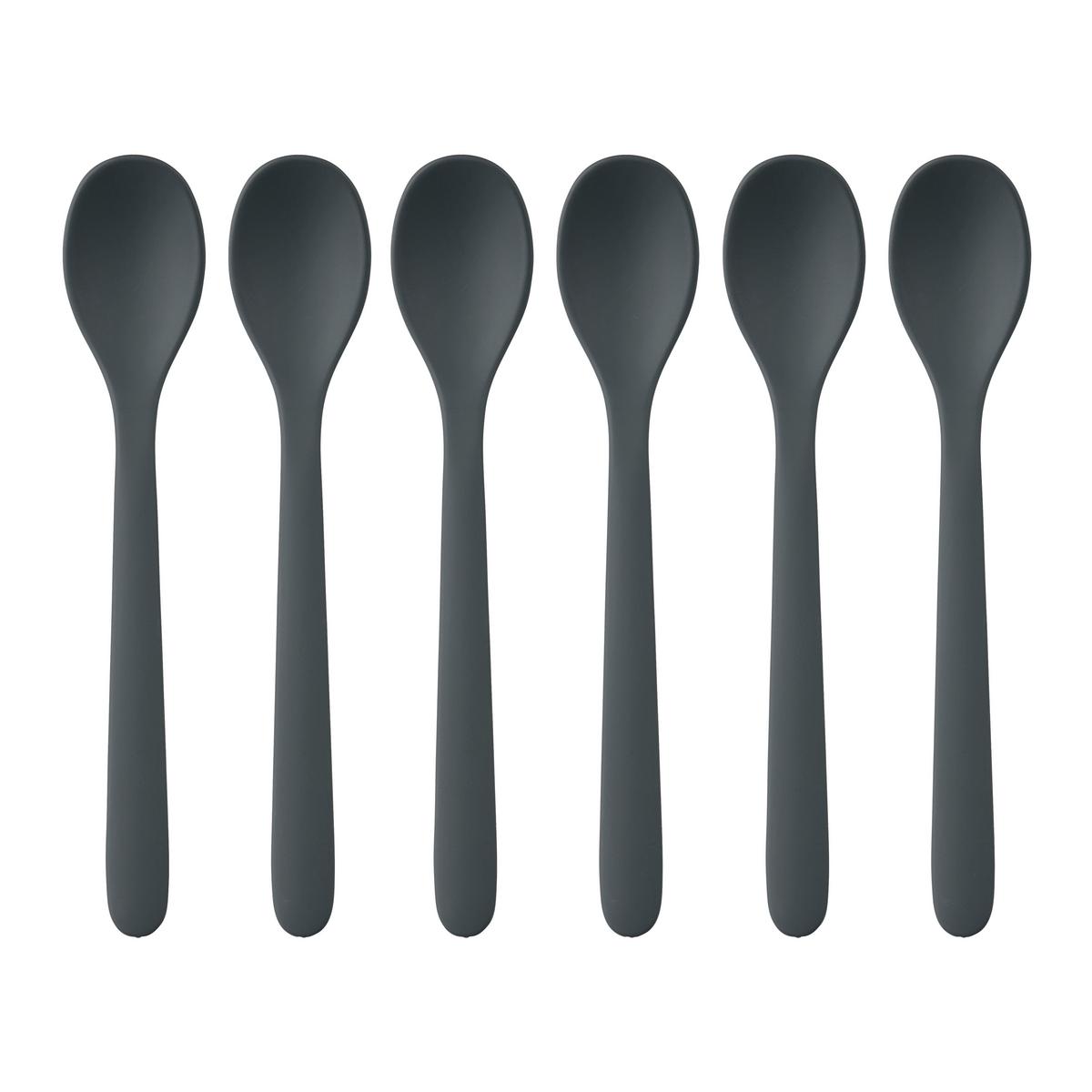 Lyžička na vajíčko KIKI - sivá, Konventionell, plast (2,5/14cm) - Mömax