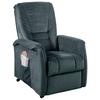 Fernsehsessel Harry Dunkelblau B: 77 cm - Schwarz/Dunkelblau, Design, Textil (77/107/88cm) - Livetastic