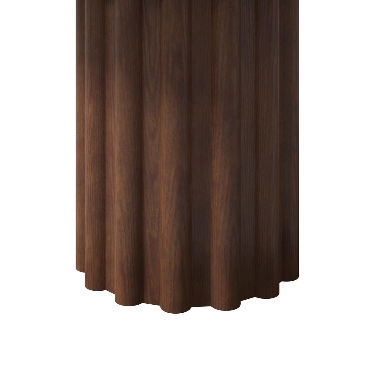Jídelní stůl Zelia, P: 120cm - hnědá/barvy vlašských ořechů, Moderní, dřevo/kompozitní dřevo (120/75/120cm) - Bessagi Home