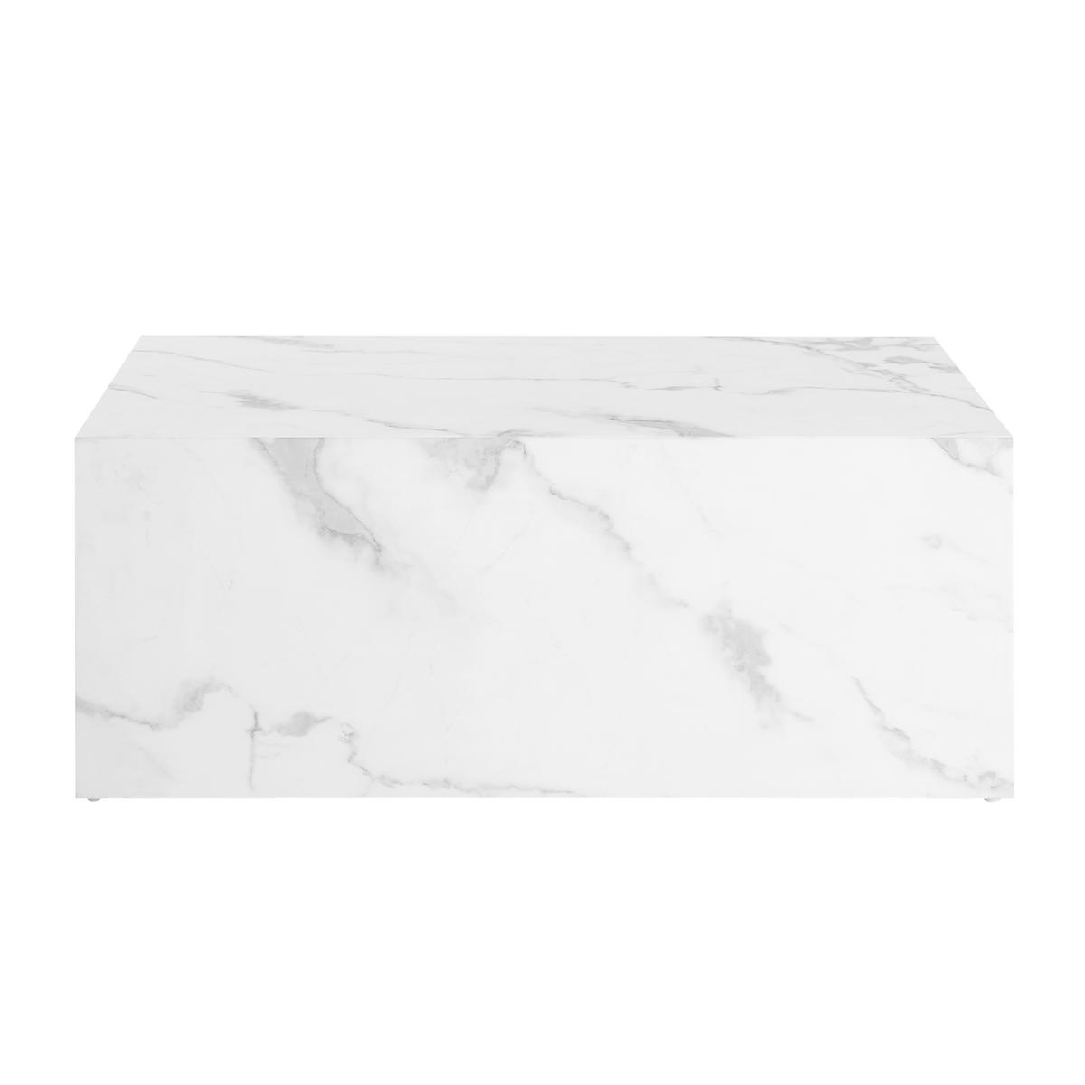 Couchtisch Weiß B: 60 Cm - Weiß, Design, Holzwerkstoff (90/60/35cm) - Livetastic