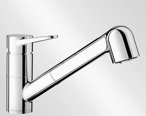 Küchenarmatur Blanco Wega-S II Chrom Schwenkbar Hochdruck - Metall (17,7cm)