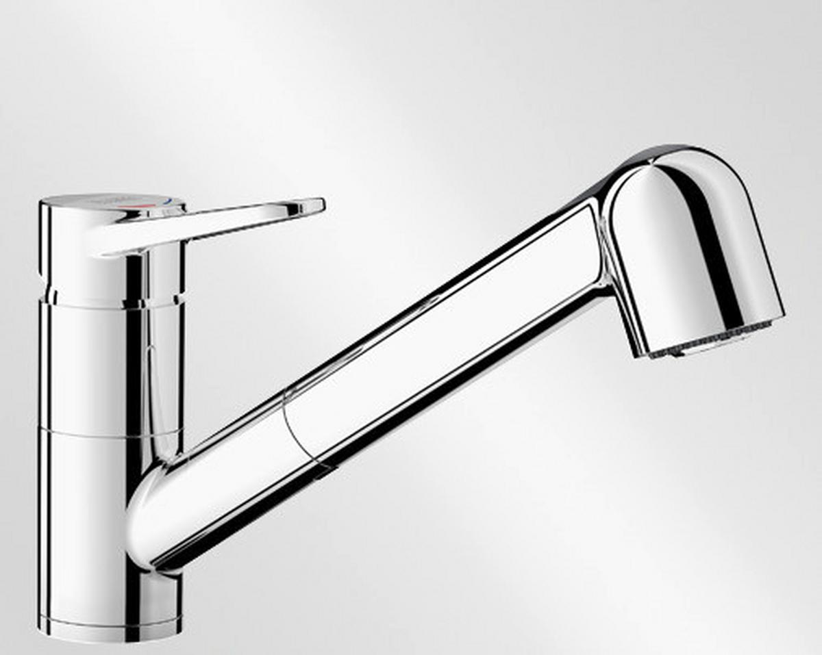 Küchenarmatur Blanco Wega-S II Chrom Schwenkbar Hochdruck - Metall (17,7cm)