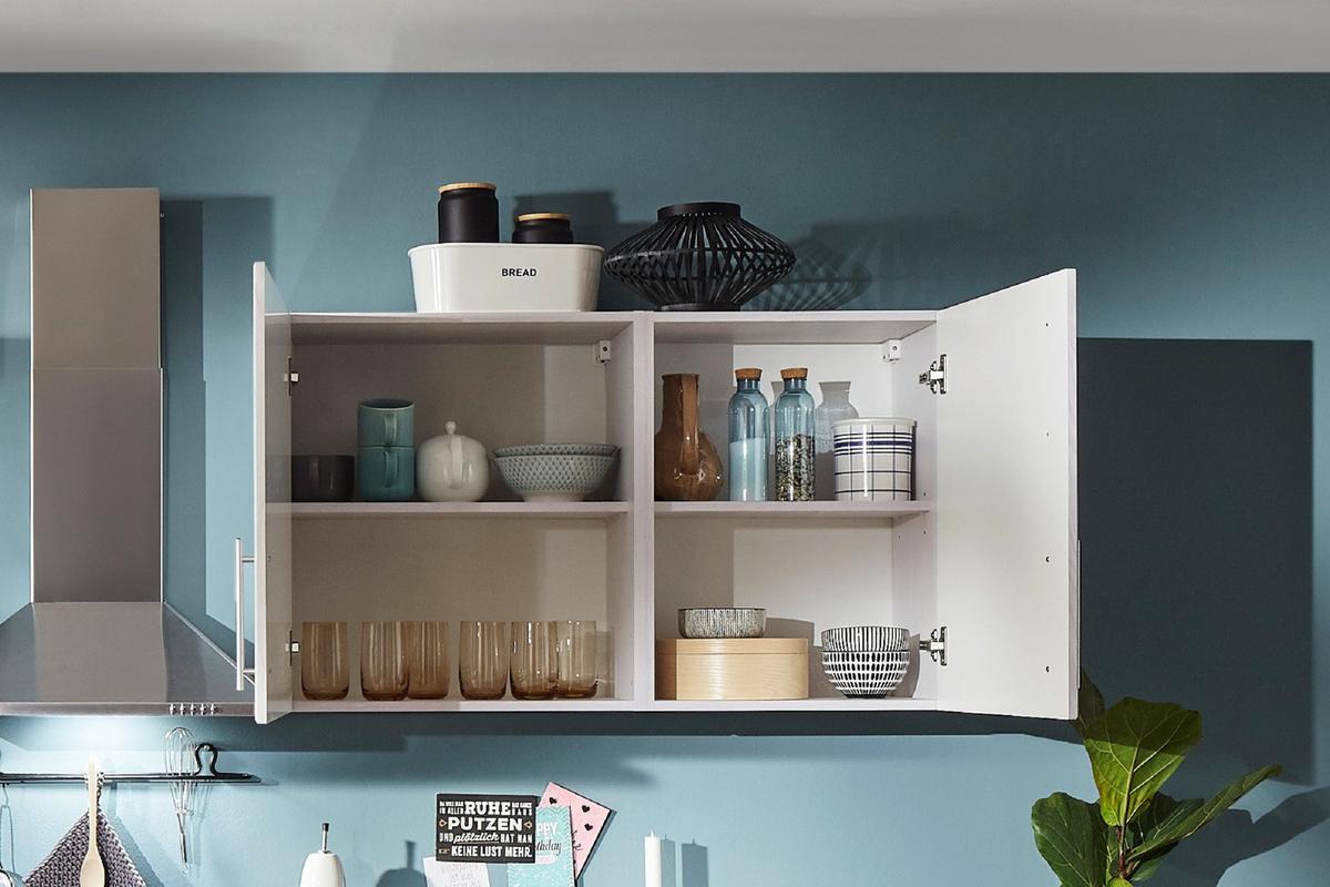 Eckküche Anton Landhaus - Wildeiche/Lärchefarben, Basics, Holzwerkstoff (310/172cm) - Respekta