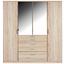 Kleiderschrank Aachen B:180cm San Remo Eiche Dekor/ Spiegel - Eichefarben, KONVENTIONELL, Holzwerkstoff (180/198/58cm) Kleiderschrank Aachen B:180cm San Remo Eiche Dekor/ Spiegel - Eichefarben, KONVENTIONELL, Holzwerkstoff (180/198/58cm)