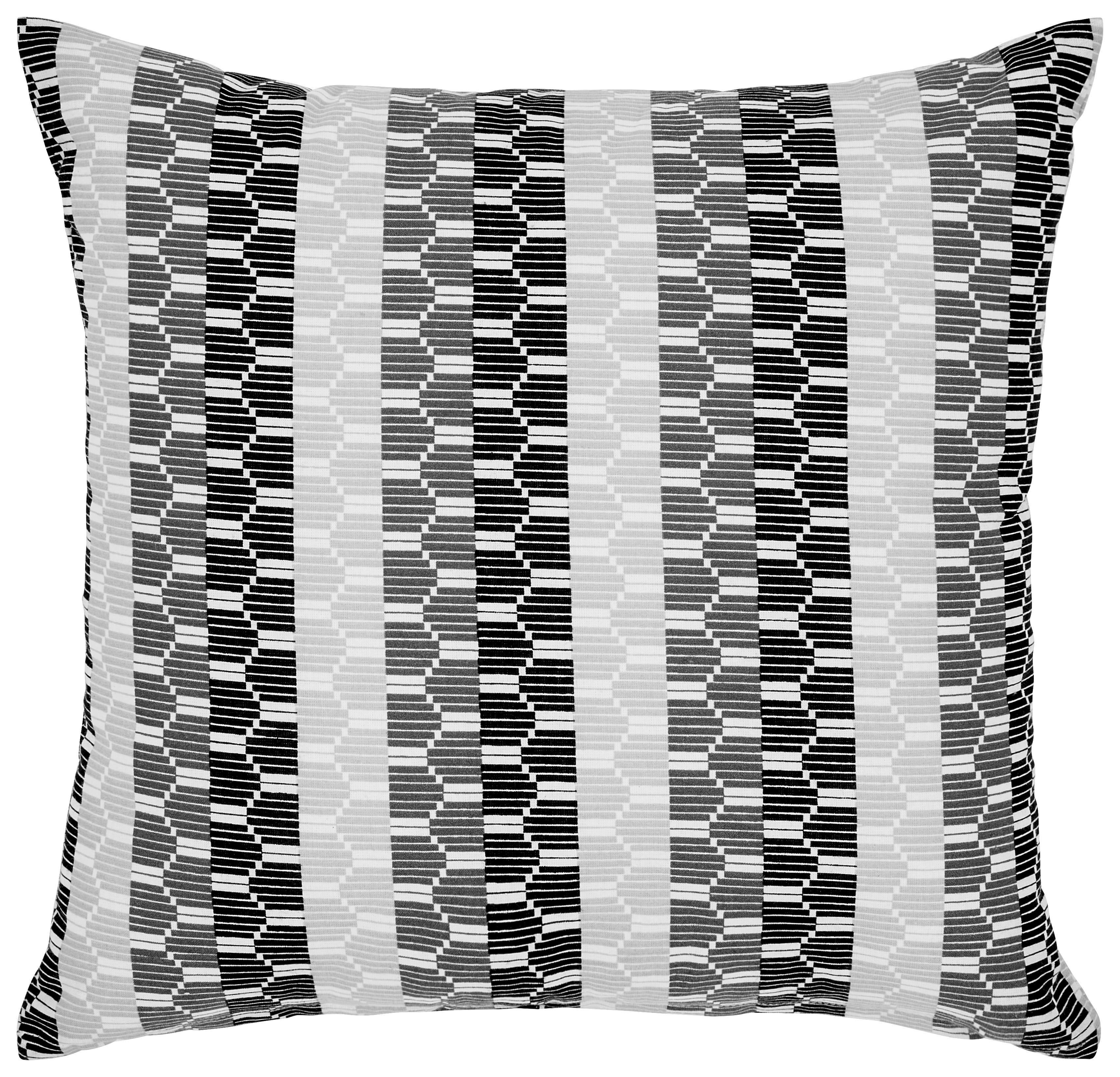 Zierkissen Flavia - Schwarz, ROMANTIK / LANDHAUS, Textil (40/40cm) - James Wood