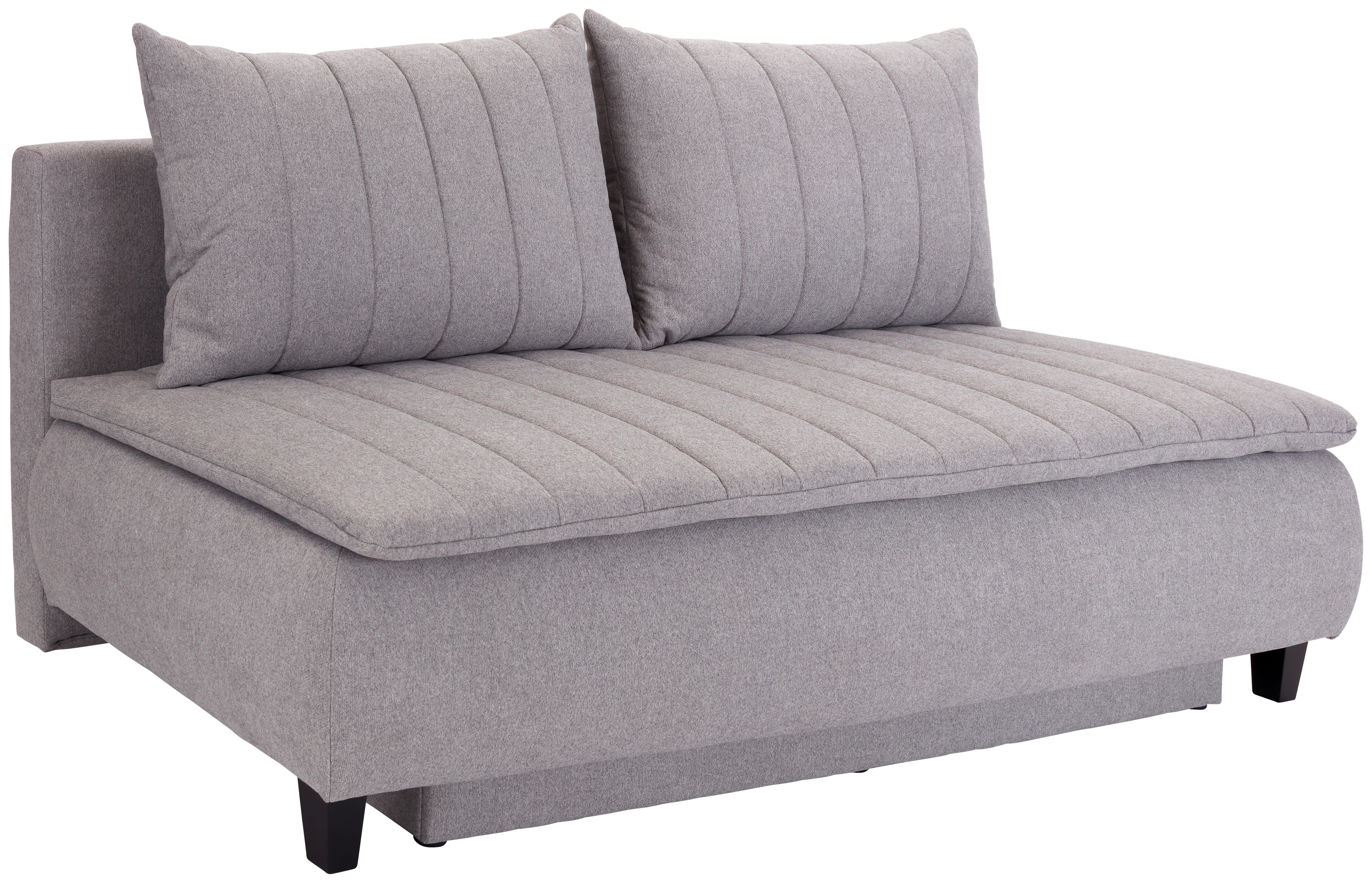 Boxspringová pohovka MARINO, svetlosivá - čierna/svetlosivá, Modern, drevo/textil (208/102/96cm) - Luca Bessoni