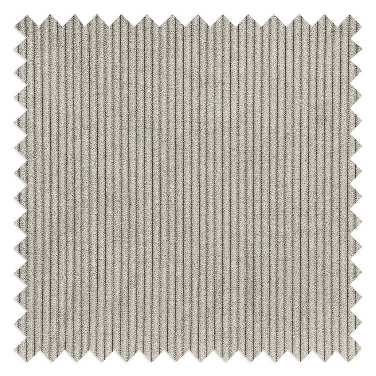 Ecksofa Bourbon, Grau S: 303x176 cm - Schwarz/Grau, MODERN, Textil (303/176cm) - Trendmanufaktur