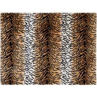 FELLTEPPICH Tiger, 100% Polyester - Hellgelb/Schwarz, ROMANTIK / LANDHAUS, Textil (120/160cm) - James Wood