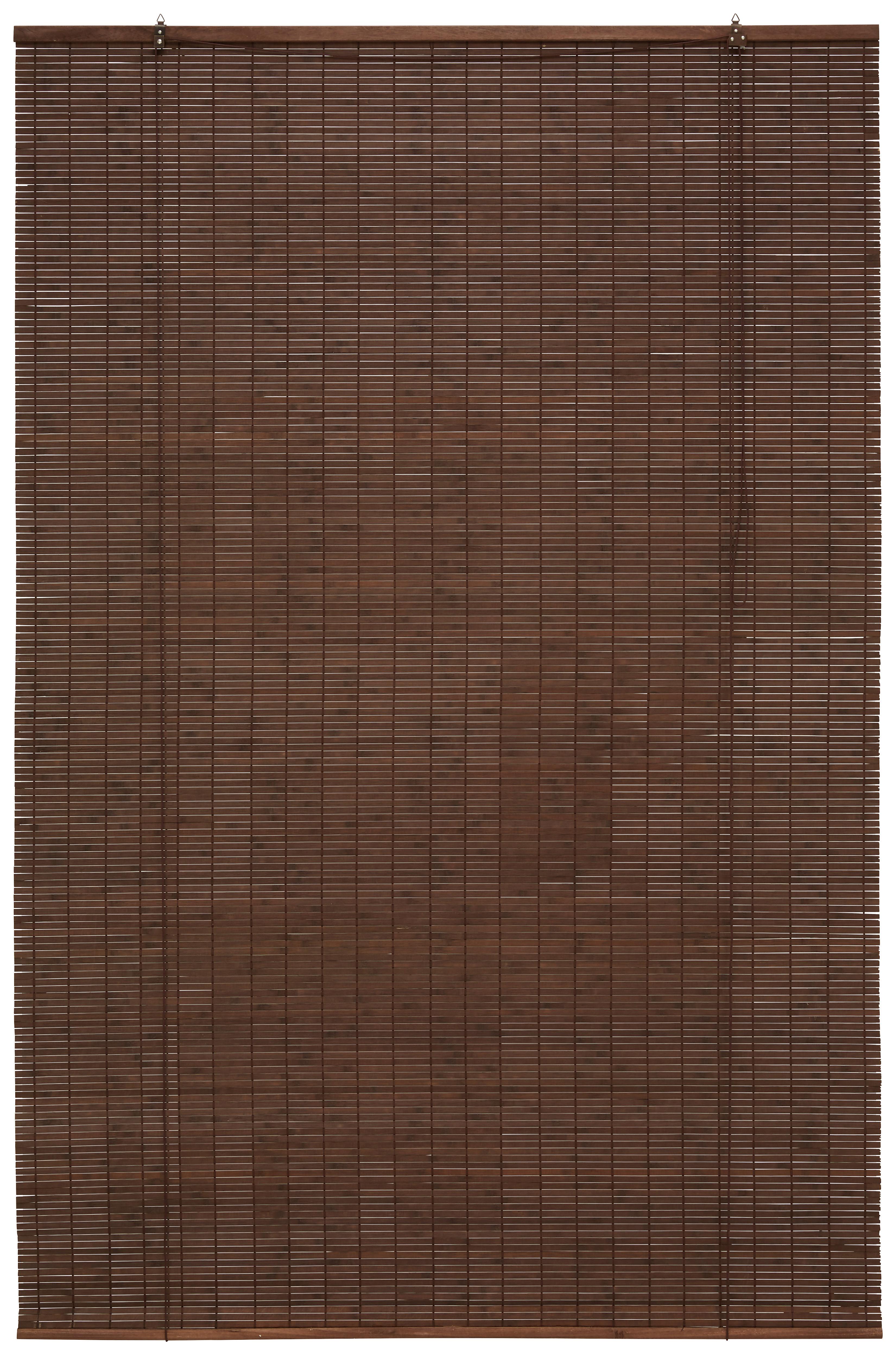 Roleta Woody, 100/180cm, tmavohnedá - tmavohnedá, Lifestyle, drevo (100/180cm) - Modern Living