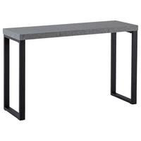 Konsolentisch Grau L: 120 cm - Schwarz/Grau, Design, Holzwerkstoff/Metall (120/40/76cm) - MID.YOU
