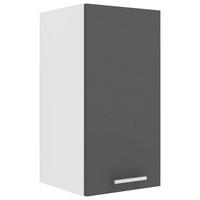 Küchenoberschrank Esilo B: 30 Cm Anthrazit/weiß - Anthrazit/Weiß, KONVENTIONELL, Holzwerkstoff (30/60/31cm) - MID.YOU