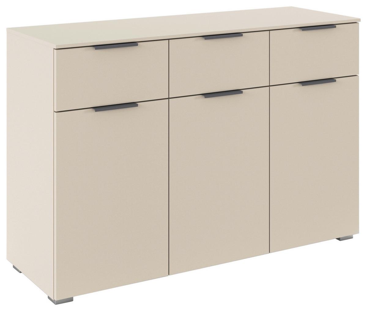 Kommode Alabama Super Champagnerfarben, B: 120cm - Champagner, Trend, Holzwerkstoff (120/81/42cm)