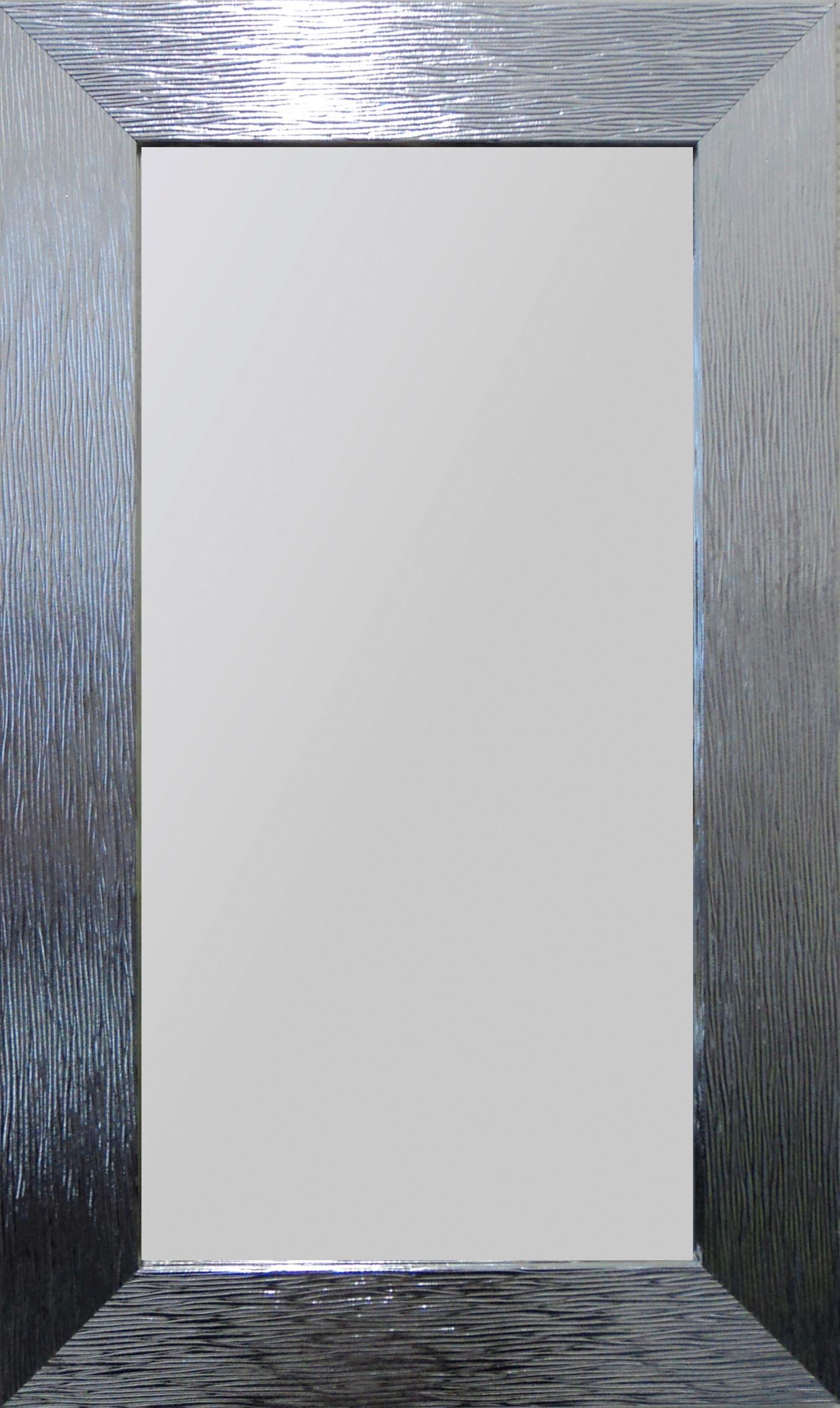 SPIEGEL CHARLIE - Silberfarben, MODERN, Glas/Holzwerkstoff (40/76/1,7cm)