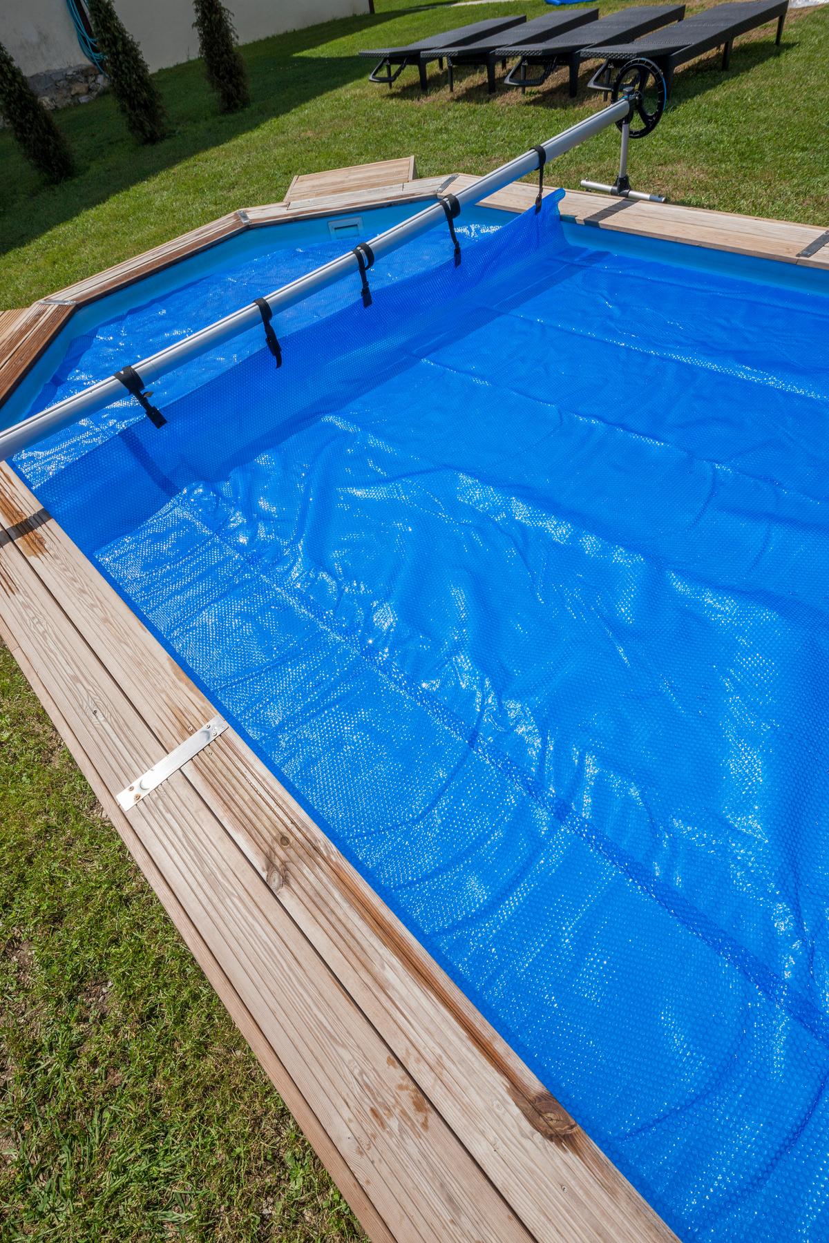 Schutzplane Planenaufroller - Alufarben, KONVENTIONELL, Metall (5,5cm) - Gre