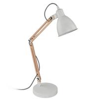 Tischleuchte 96957* Torona 1 - Naturfarben/Weiß, KONVENTIONELL, Holz/Metall (44,5/18/60,5cm) - Eglo